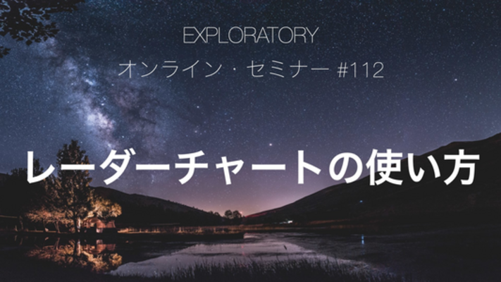 レーダーチャートの使い方