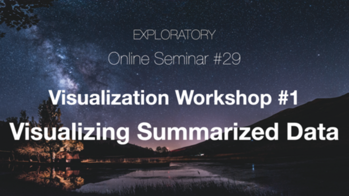 #1 - Visualizing Summarized Data