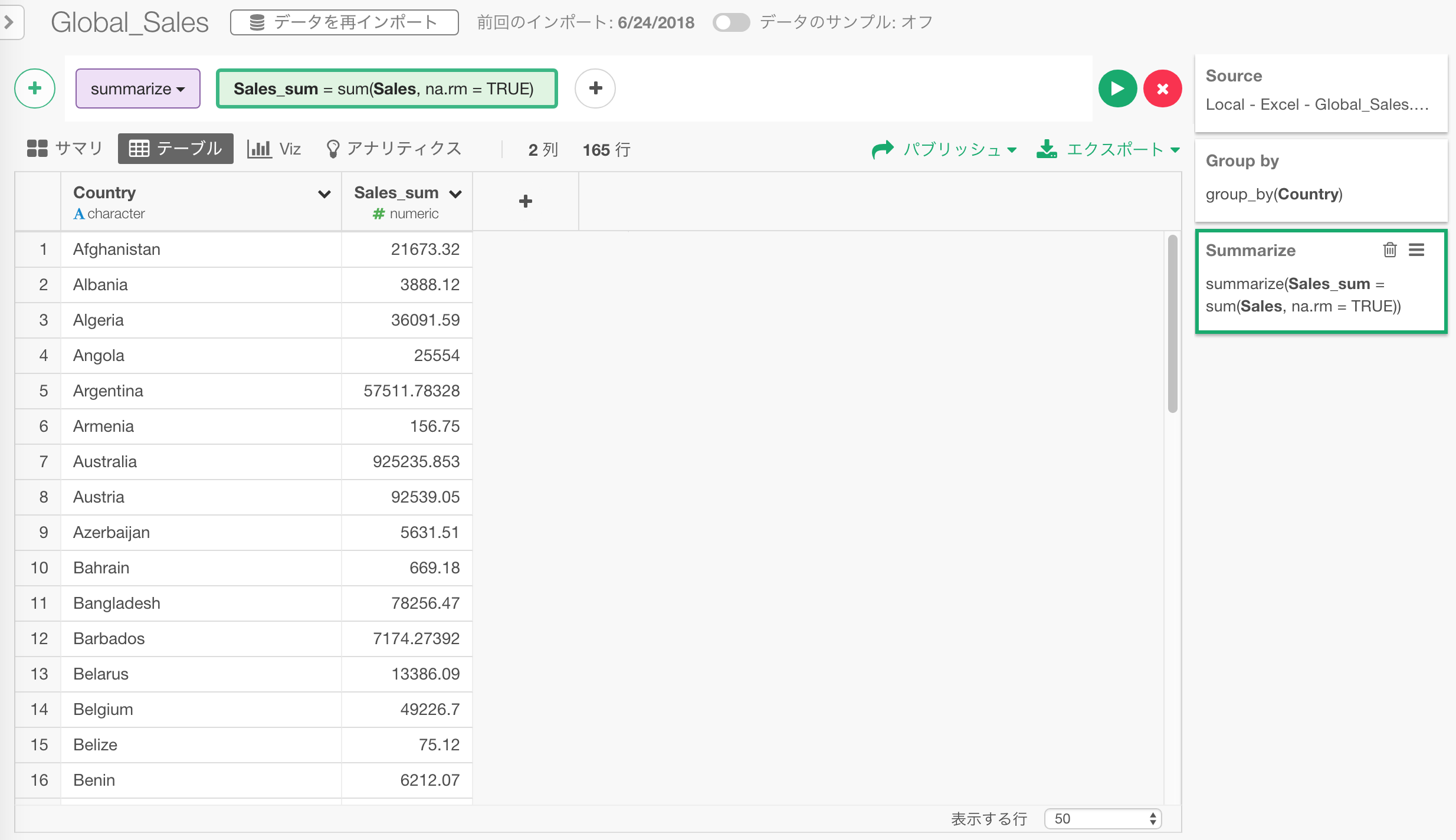 ある列の順番を 他の列の値を元に入れ替える